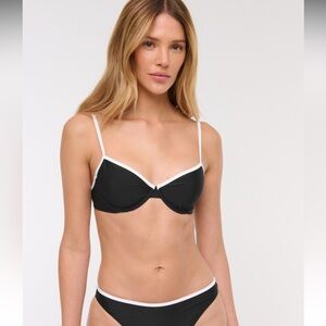 NWT!!! Abercrombie & Fitch Black|White Bikini